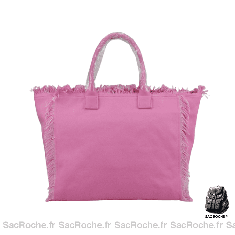 Sac Main Toile Femme Décontracté Rose / S À