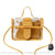 Sac main transparent petit. - modèle Jaune - Sac Roche ™
