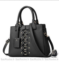 Sac main unique petit - modèle Noir - Sac Roche ™
