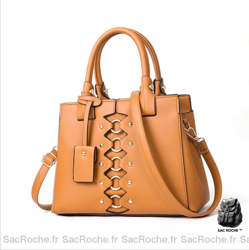 Sac Main Unique Petit Orange Petit Sac À