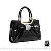 Sac Main Vernis Femme Noir À