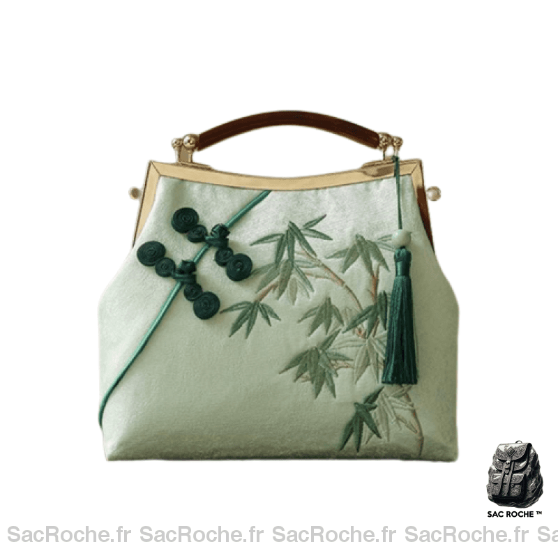 Sac Main Vert Eau Femme À