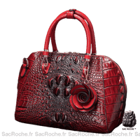 Sac Main Vintage Femme - modèle Bordeaux - Sac Roche ™