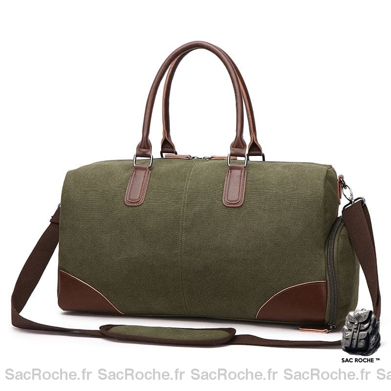 Sac Main Voyage Femme Vert / 47X29X20Cm À