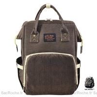 Sac maternité grande capacité nappy - modèle Marron - Sac Roche ™