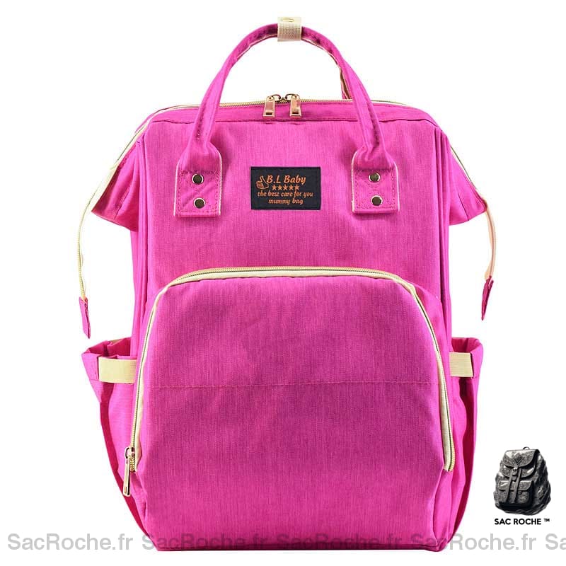 Sac de maternité nappy grande capacité - Rose - Sac à main Sac