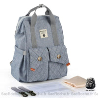 Sac maternité tendance maman - modèle Bleu Foncé - Sac Roche ™
