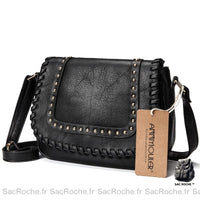 Sac Messager Cuir Bandoulière Caractéristiques Principales - modèle Noir - Sac Roche ™