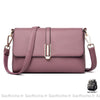 Sac Messager Femme Rétro Chic Mauve Sac À Main Femme