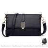 Sac Messager Femme Rétro Chic Noir Sac À Main Femme