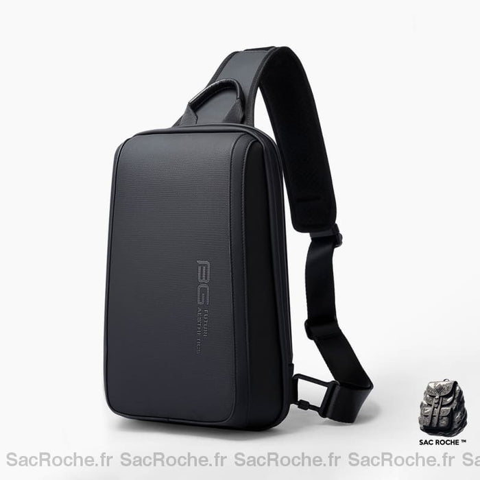 Sac Mono-Bretelle Bange Athenes Noir Sacoche Homme