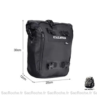 Sac moto étanche robuste - modèle Petit 10L - Sac Roche ™