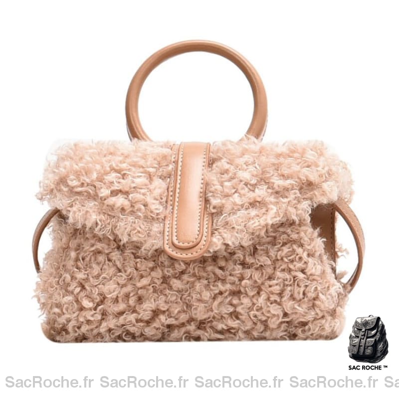 Sac Mouton Femme Kaki À Main