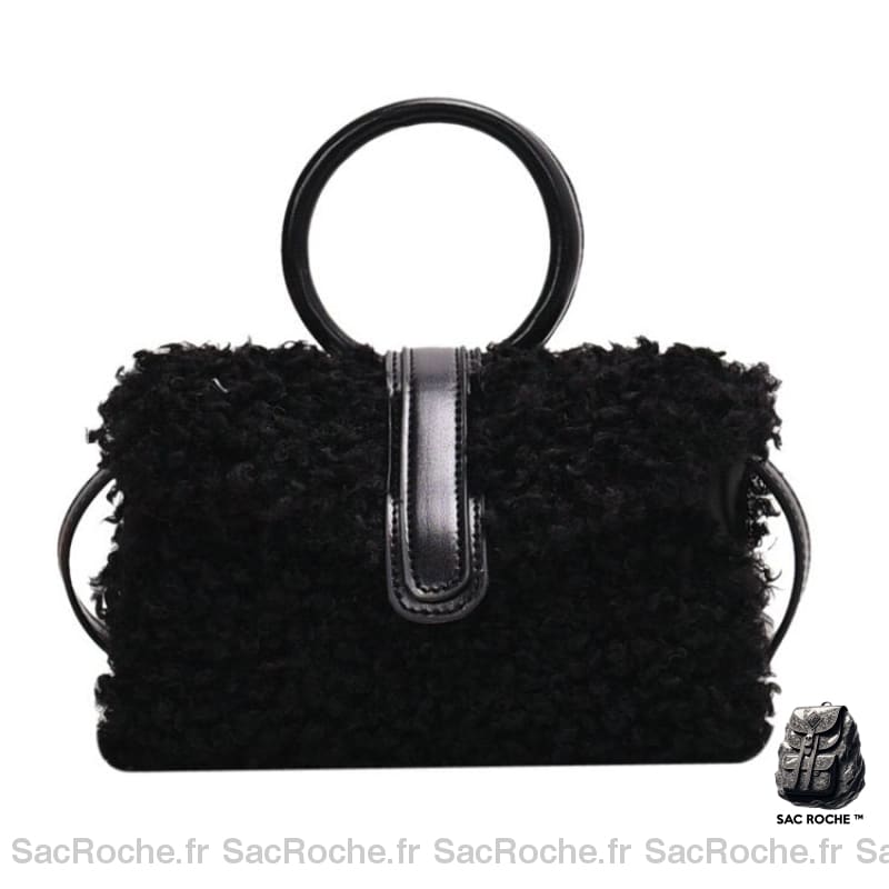 Sac Mouton Femme Noir À Main