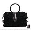 Sac Mouton Femme Noir À Main