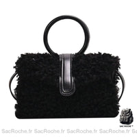 Sac Mouton Femme - modèle Noir - Sac Roche ™