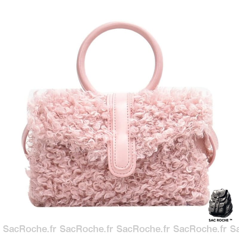 Sac Mouton Femme Rose À Main