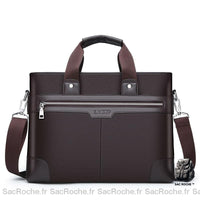 Sac ordinateur élégant et pratique - modèle Marron - Sac Roche ™