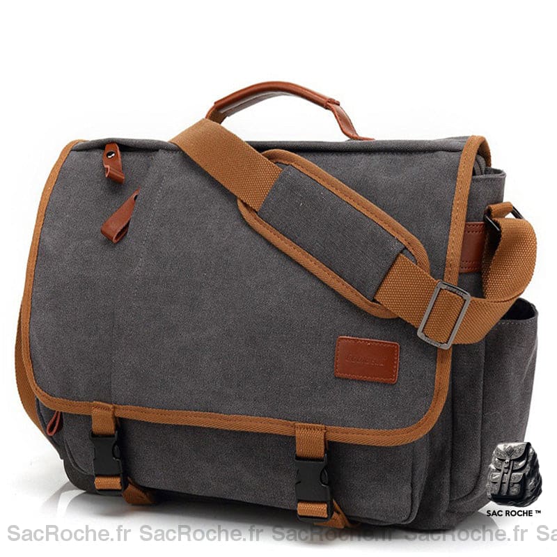 Sac Ordinateur Vintage Bandoulière Cartable Homme