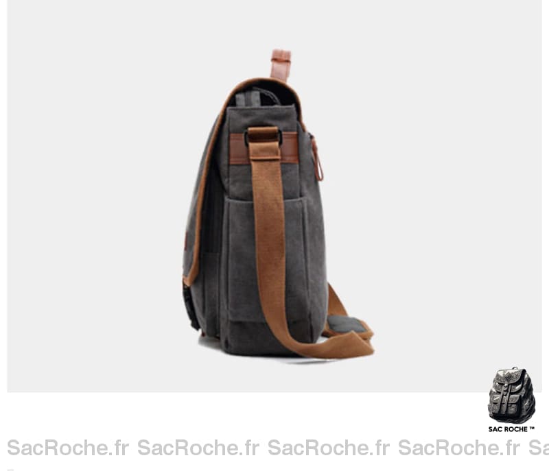 Sac Ordinateur Vintage Bandoulière Cartable Homme