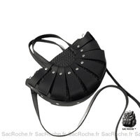 Sac Paille Femme Élégant & Tendance - modèle Noir - Sac Roche ™
