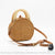 Sac Paille Rond Petit Format Bohème - modèle Camel - Sac Roche ™