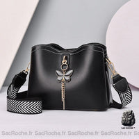 Sac papillon femme - modèle Noir - Sac Roche ™