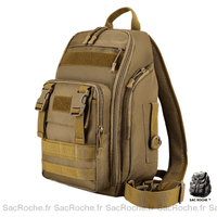Sac pêcheur équipement dos - modèle Marron - Sac Roche ™
