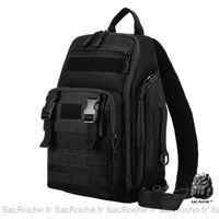 Sac pêcheur équipement dos - modèle Noir - Sac Roche ™