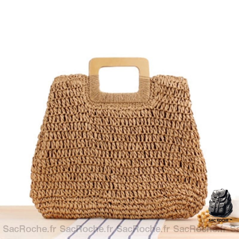 Sac de plage en paille pour femme, bonne qualité et à la mode