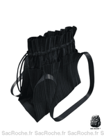 Sac Pliable Femme Compact - modèle Noir - Sac Roche ™