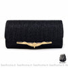 Sac Pochette Femme Élégant Noir Pochette Femme