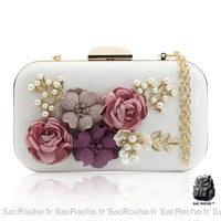 Sac Pochette Fleur Femme - Sac Roche ™