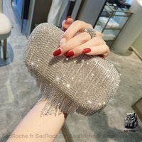 Sac Pochette Luxe Femme - modèle Argent - Sac Roche ™