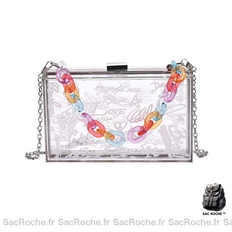 Sac Pochette Transparent Femme Sac À Main Femme