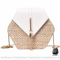 Sac Pochette Vegan Élégant et Pratique - modèle Blanc - Sac Roche ™