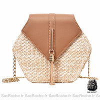 Sac Pochette Vegan Élégant et Pratique - modèle Marron foncé - Sac Roche ™