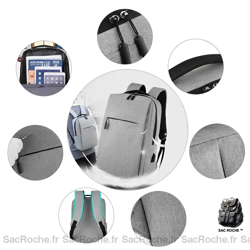 Sac Portable Minimaliste Femme Sac À Dos Ordinateur