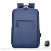 Sac Portable Minimaliste Femme Bleu Sac À Dos Ordinateur
