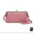 Sac Portefeuille Femme Style Rétro - Élégant et Pratique - modèle Rose foncé - Sac Roche ™