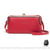 Sac Portefeuille Femme Style Rétro - Élégant et Pratique - modèle Rouge - Sac Roche ™