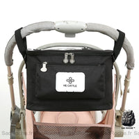 Sac poussette élégant et pratique - modèle Noir - Sac Roche ™