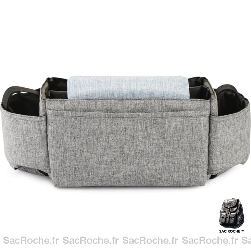 Sac Poussette Polyester Bicolore À Dos Bébé