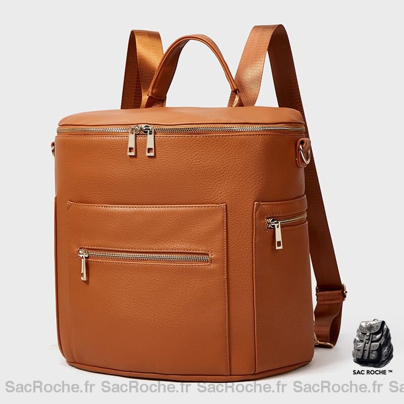 Sac Poussette Rangement Simili Cuir À Dos Bébé