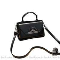 Sac Rabat Femme Noir - modèle Black / 22x9x16m - Sac Roche ™