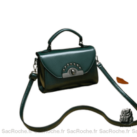 Sac Rabat Femme Noir - modèle Vert / 22x9x16m - Sac Roche ™