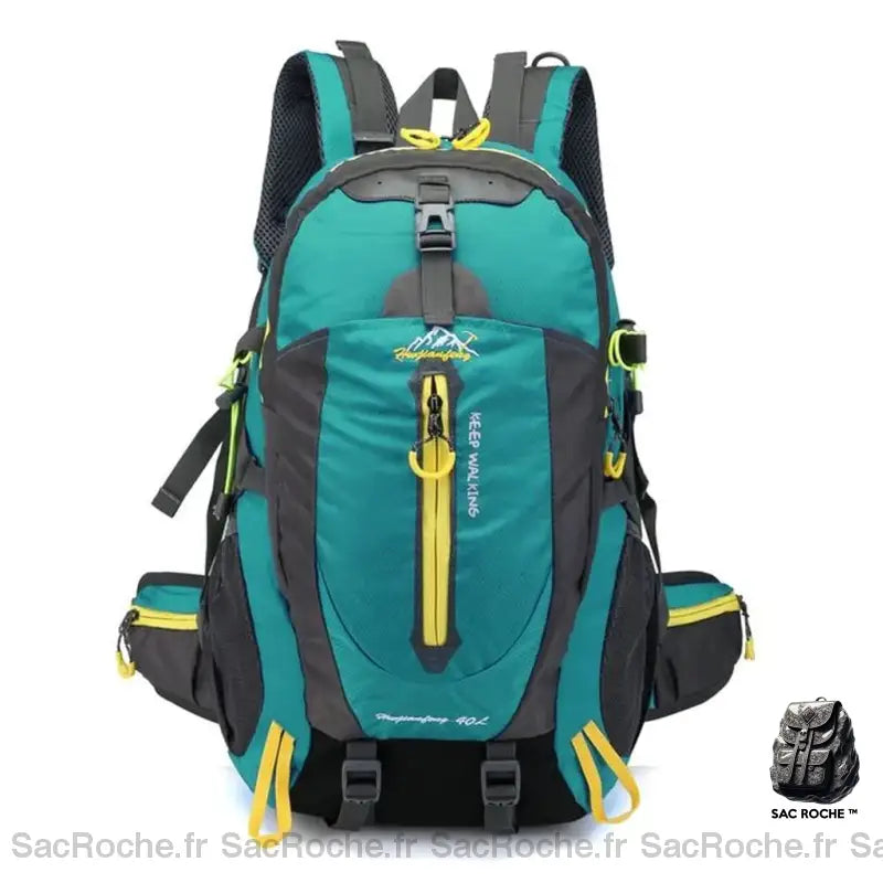 Sac Randonnée 30L Bleu Vert / 35L À Dos Sport