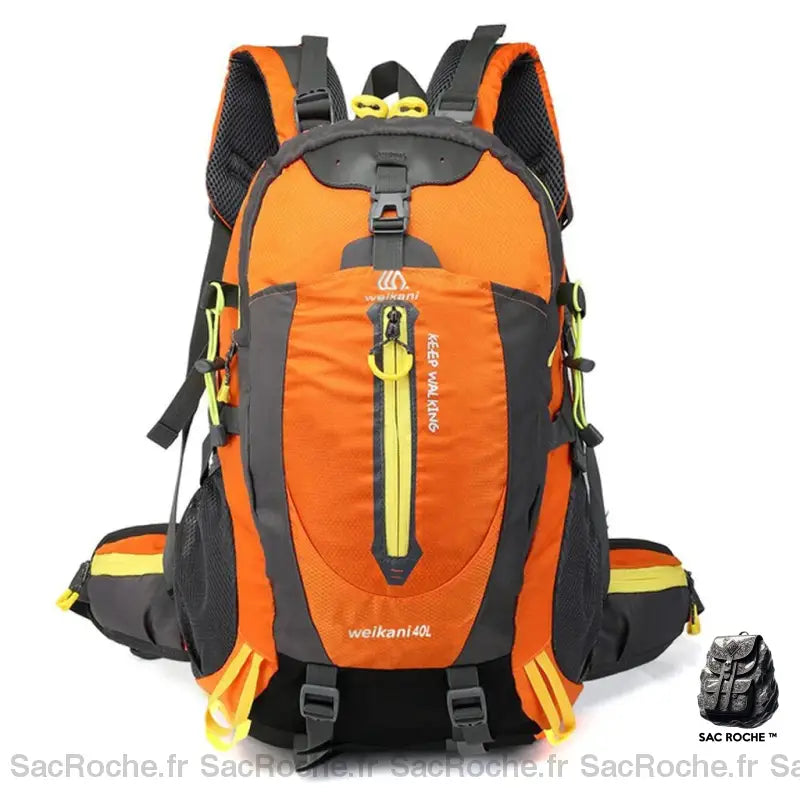 Sac Randonnée 30L Orange / 35L À Dos Sport
