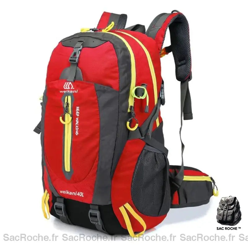 Sac Randonnée 30L Rouge / 35L À Dos Sport