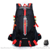 Sac Randonnée 30L Rouge Et Noir / 35L À Dos Sport